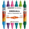 Molotow One4All Acrylic Twin Basic-Set 2 6 pastelli