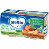 DANONE NUTRICIA SpA SOC.BEN. Mellin Omogenizzato Albicocca Banana Mela 2x100g - Alimento per Bambini Senza Glutine