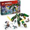 LEGO NINJAGO 2in1 Jet Mech di Lloyd - Action Figure Trasformabile in Aereo Giocattolo - 5 Minifigure, una Moto e un Drago Spettro - Regalo per Bambini da 9 Anni Fan di La Rivolta dei Draghi - 71845