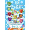 Howard Hughes Ten Little Teddy Bears Splashing in the Bath (Libro di cartone)