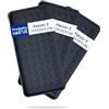 GARDENIX Set di 3 Poggiascarpe, Vaschetta per Scarpe Bagnate con Bord 71,5 x 34,5 x 3 per Corridoio, Armadio, Auto, Pulizia, Camper