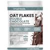 Vitastrong Fiocchi d'Avena Double Chocolate - 1 kg, ricchi di fibre e