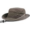 Gshy - Cappello da sole da uomo, anti UV, per pesca, escursionismo, campeggio, nautica estiva cachi Taglia Unica