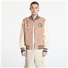 New Era Bomber New Era Brookyn Nets NBA ifestye Beige Varsity Jacket UNISEX Beige