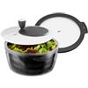 Gefu Rotare centrifuga per insalata con coperchio di freschezza, asciugatrice per insalata, plastica, 3 L