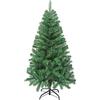 VEYLIN Albero di Natale artificiale con supporto in metallo, 320 punte, 1,2 m