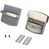 Maxtonser Accessori per Borse da Donna Fibbia Girevole Chiusura a Scatto Chiusure a Scatto Chiusura per Borsetta Borsa,Colore Antico Ampio 4,3X4,2 Cm/1,69X1,65(Circa)