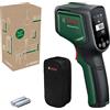 Bosch pistola termica a infrarossi AdvancedTemp (da -30 °C a +500 °C, con display LED, rileva temperatura superficiale, ambientale e umidità, identifica ponti termici o rischio di muffe)