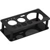 LOVIVER Supporto per da barista, portabottiglie per organizer per strumenti da barista, supporto per set da barman per cocktail stabile per strumenti da, nero