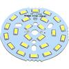 Aexit 60mm Dia 12W 24 LED 5730 SMD Pure White LED Plafoniera da soffitto in alluminio ID: 848126