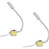 Generic Luce LED Magnetica, 2 Pezzi Luce LED per Macchina da Cucire Luce da Lavoro Flessibile per Cucire con Base Magnetica 110-220V 2W Protezione per Gli Occhi Luce da (Normative
