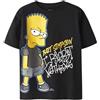 NAME IT Nkmjuda Simpsons Nreg SS Top Box Bfu, Nero, 122-128 per Bambini, Nero, 122 cm-128 cm