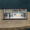 Vetrina Modello Auto 1/64 Espositore Doppio Strato con LED Acrilico PVC Garage