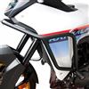 GP Kompozit Barra di Protezione Antiurto Paramotore Nero Compatibile per Honda XL750L Transalp 2023-2024