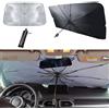 Y.N.P. YNP Ombrello Parasole Auto Parabrezza Interno Anteriore - Parasole per Auto 130x75 cm - Protezione Raggi UV