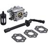 Cancanle Carburatore con Guarnizione Kit Filtro Tubo Flessibile Carburante per STIHL MS250 MS230 MS210 025 023 021 Motosega