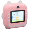 Generic Fotocamera per Stampa Digitale per Bambini, Schermo IPS da 2,4 Pollici Fotocamera per Stampa per Bambini 1080P Carina Ed Ecologica per Esterni (PINK)