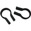 KLICKFix Staffa per barra fuori misura, 31.8 mm, 0211GP, Colore Nero
