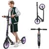 WAYPLUS Monopattino da città per bambini, ragazzi e adulti dai 6 anni in su, leggero e pieghevole, portata massima 108 kg, ruote da 205 mm con cuscinetti a sfera ABEC9, altezza regolabile e incluso