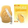 Foamie Shampoo per capelli danneggiati con ceramide e olio di marula - anti-crespo, ripara e protegge la cura dei capelli - unisce scienza e natura per capelli sani, 80 g