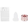 BSTCAR Stampo in Silicone per Rossetto Fai da Te, Kit di Strumenti per Artigianato per Balsamo Fatto in Casa, per Tubo per Rossetto da 12,1 Mm (Set staffe a foro singolo)