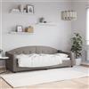 Vidaxl Letto da Giorno Tortora 80x200 cm in Tessuto