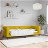 Vidaxl Letto da Giorno Giallo 80x200 cm in Velluto