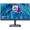 PHILIPS MONITOR 27" LED IPS QHD 16:9 1MS 75HZ, 350 CDM, DP/HDMI, REG ALTEZZA, MULTIMEDIALE