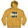 Pentagon One felpa con cappuccio, gialla,