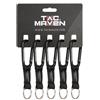 Pentagon Moschettone per chiavi 7 mm, nero,
