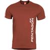Pentagon Maglietta verticale Ageron, rosso marroncino,
