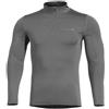 Pentagon Pindos 1/2 maglietta con cerniera, grigio lupo,