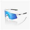 100% Speedcraft occhiali da sole, bianco opaco,