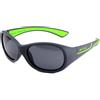 ActiveSol occhiali da sole sportivi polarizzati da bambino @school Kids, grigio/verde,