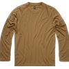Brandit Quick Dry maglietta a maniche lunghe ad asciugatura rapida, camel,