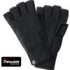 Brandit Guanti senza dita in maglia, neri,