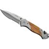 Baladeo ECO200 coltello di salvataggio, manico in legno d'oliva,