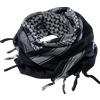 Brandit Shemag sciarpa, bianco e nero,