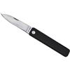 Baladeo ECO350 coltello lama 7,5 cm acciaio 420 manico in TPE nero,
