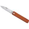Baladeo ECO352 coltello Papagayo, lama 7,5 cm, acciaio 420, manico tpe arancione,