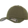 Brandit Flexfit Wooly Combed cappellino, oliva,