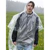 BasicNature Festival poncho di emergenza trasparente,
