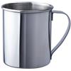 BasicNature Boccale in acciaio inox, lucido 0,3 l,