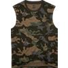 Brandit maglietta senza maniche, camo scuro,