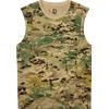 Brandit Maglietta senza maniche, camo tattico,