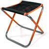 BasicNature Compact 2.0 sedia pieghevole nero / arancio,