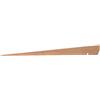 BasicNature Picchetti per tende in legno da 30 cm, 10 pz.,