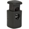 BasicNature Clip per cordino chiudibile 10 pz., nero,