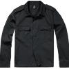 Brandit US camicia a maniche lunghe, nero,