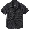 Brandit Vintage camicia a maniche corte da uomo 1/2, nero,